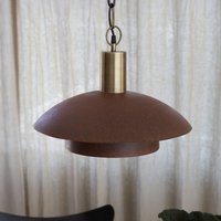 PR Home Bolton pendant light, Ø 45 cm, rust-coloured, metal