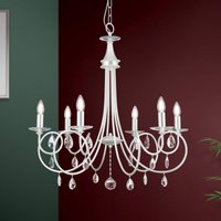 Orion Lustre VIOLETTA 6 ampoules, argenté