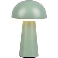 Reality Leuchten Lennon LED table lamp IP44 battery touch dim green