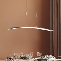 FISCHER & HONSEL LED-hänglampa Metis dimbar, CCT, svart, 90 cm