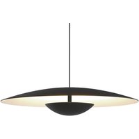 MARSET Ginger LED-pendel, triac Ø32cm svart/vit