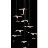 Knikerboker Le Gigine LED-hänglampa 8 lamp silver