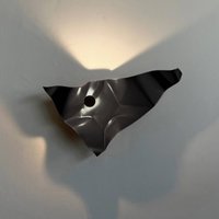 Knikerboker LED-vägglampa Zona d'ombra, svart, 79 cm