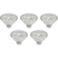 Prios LED-reflektor GU5.3 4.9W 500lm 36° klar 827 set om 5
