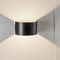 EMIBIG LIGHTING Vägglampa Fold med välvd skärm i svart