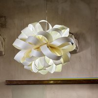 LZF LAMPS LZF Agatha Ball hanging light, 84 x 80 cm, ivory