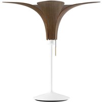 UMAGE Jazz table lamp dark oak, white base
