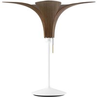 UMAGE Jazz bordslampa mörk ek, vit fot