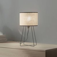 Duolla Trixi table lamp with wire frame brown/ black, fabric