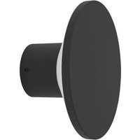 EGLO Rigosa LED outdoor wall lamp, black, Ø 10 cm, metal