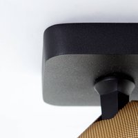 Brilliant Spot mural Marty sable/or/noir à 2 lampes