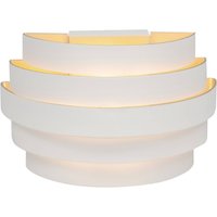 HighLight Applique murale Scudo, blanc, largeur 20 cm, aluminium, G9