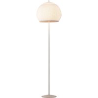 Vibia KNIT LED floor lamp, 178 x 45 cm, beige textile/metal