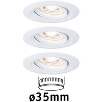 Paulmann Nova mini downlight 3-set pivotable white