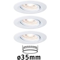 Paulmann Nova mini inbyggnadsspot 3-pack vit