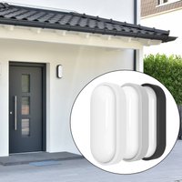 MEGATRON LED-utomhusvägglampa Zella Neo XL Sensor, grå, IP54