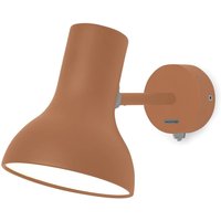 Anglepoise Type 75 Mini Wall Light with Switch, Rust Brown