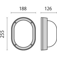 Performance in Lighting Eko+19 LED outdoor wall light LED 3000K anthracite