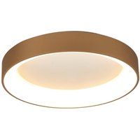 Mantra Iluminación Plafonnier LED Niseko II CCT télécommande Ø38cm doré