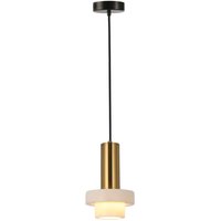 Viokef Marble pendant light, half lampshade