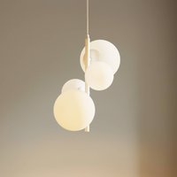 ALDEX Hänglampa Dione, 4 lampor, vit