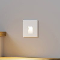 Arcchio LED-inbyggnadslampa Vexi, 7,5 cm x 7,5 cm, vit, CCT