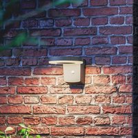 Philips LED-solcellsvägglampa Zonal, Ø huvud 16 cm