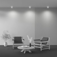 Maytoni LED-taklampa Planet, vit Ø 12cm aluminium 3.000K