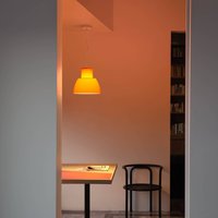 Nemo suspension Lorosae, orange, Ø 40 cm, verre, E27