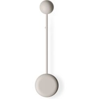 Vibia Pin 1690 LED-vägglampa, 40 cm, krämfärgad