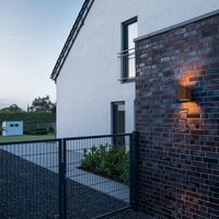 SLV Rusty LED outdoor wall light up/down cuboid