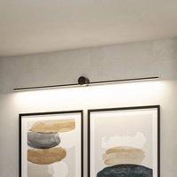 Paulmann LED-væglampe Sava, sort, 120 cm, IP44
