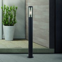 Searchlight Vägbelysning Batton, IP44, svart, höjd 90 cm, metall