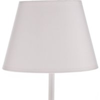 Luminex Soho table lamp, conical, height 33 cm, white