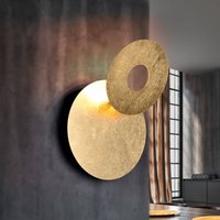 Trio Lighting Applique murale LED Leano, écran rond, doré, indirect