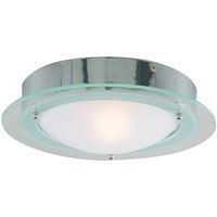 Juna - Deckenlampe fürs Bad mit Glasrand