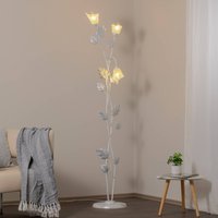 ONLI Marilena floor lamp in Florentine style, 3-bulb