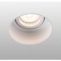 FARO BARCELONA Inbyggnadsspot Hyde 1 lampa rund svängbar hvit