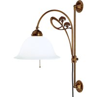 Berliner Messinglampen Vägglampa Athen med filigransarbete