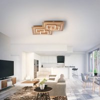 Q-Smart-Home Paul Neuhaus Q-LINEA ceiling wood decoration 60 cm