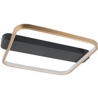HighLight Plafonnier LED Ascona, noir/doré, 28 W