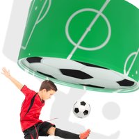 Dalber FOOTBALL ceiling light, green, black and white