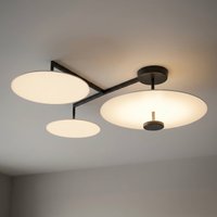 Vibia Flat LED-taklampa 4 lampor Ø 55 cm vit