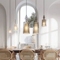 Karman hänglampa Alibaglass Liten, transparent, Ø 11 cm