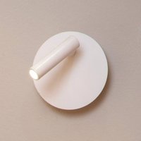 Lucide LED rechargeable wall spot Jolijn, white, Ø 10.2 cm, magnet