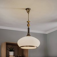 Jupiter Suspension Petro avec abat-jour en verre, à 1 lampe