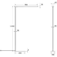 BRUMBERG Peria LED floor lamp with indirect component
