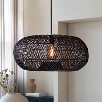 GOOD & MOJO Arizona hanging light, red, Ø 70 cm, rattan, E27