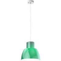 Nemo suspension Lorosae, vert, Ø 30 cm, verre, E27