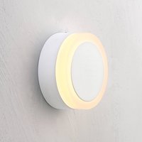 Plafonnier LED Bopp One, blanc, Ø 9 cm, métal